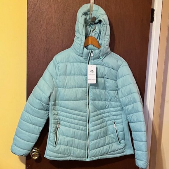 Lightweight puffer jacket with hood - Picture 6 of 8